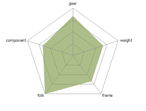 FASTROAD SLR 1レーダーチャート
